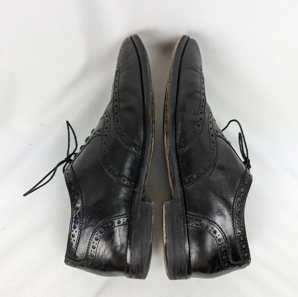 Cole Haan Grand Os 10.5M Modern Classics Wingtip Oxford Lace Dress Shoes Leather main image 6